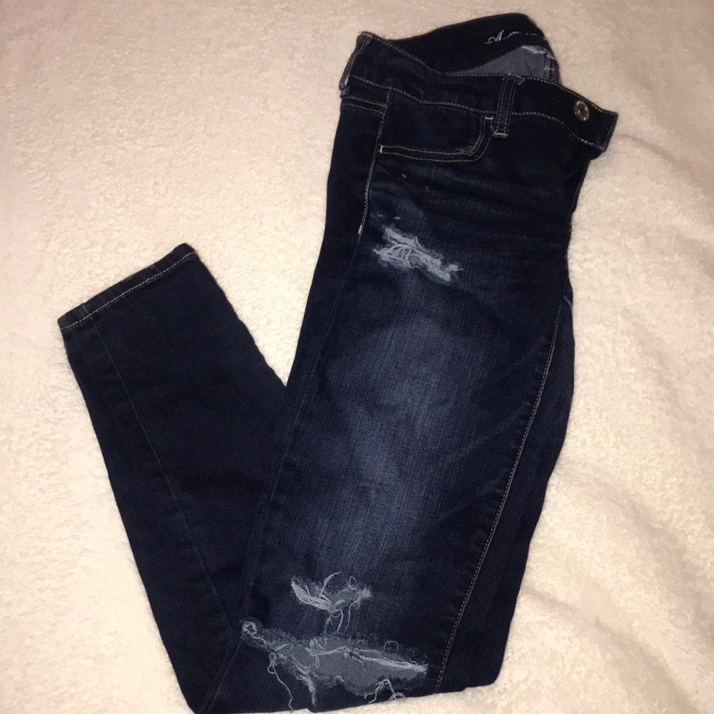 American Eagle ripped jeans